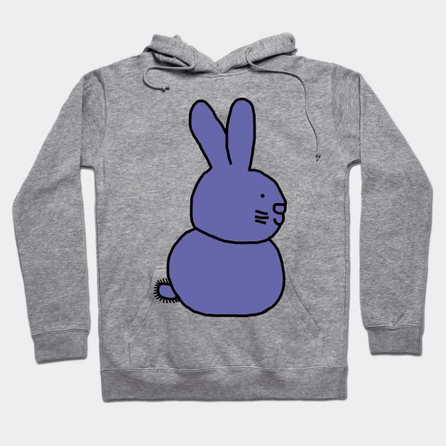 Very Peri Periwinkle Blue Bunny Rabbit Color of the Year 2022 Hoodie by ellenhenryart